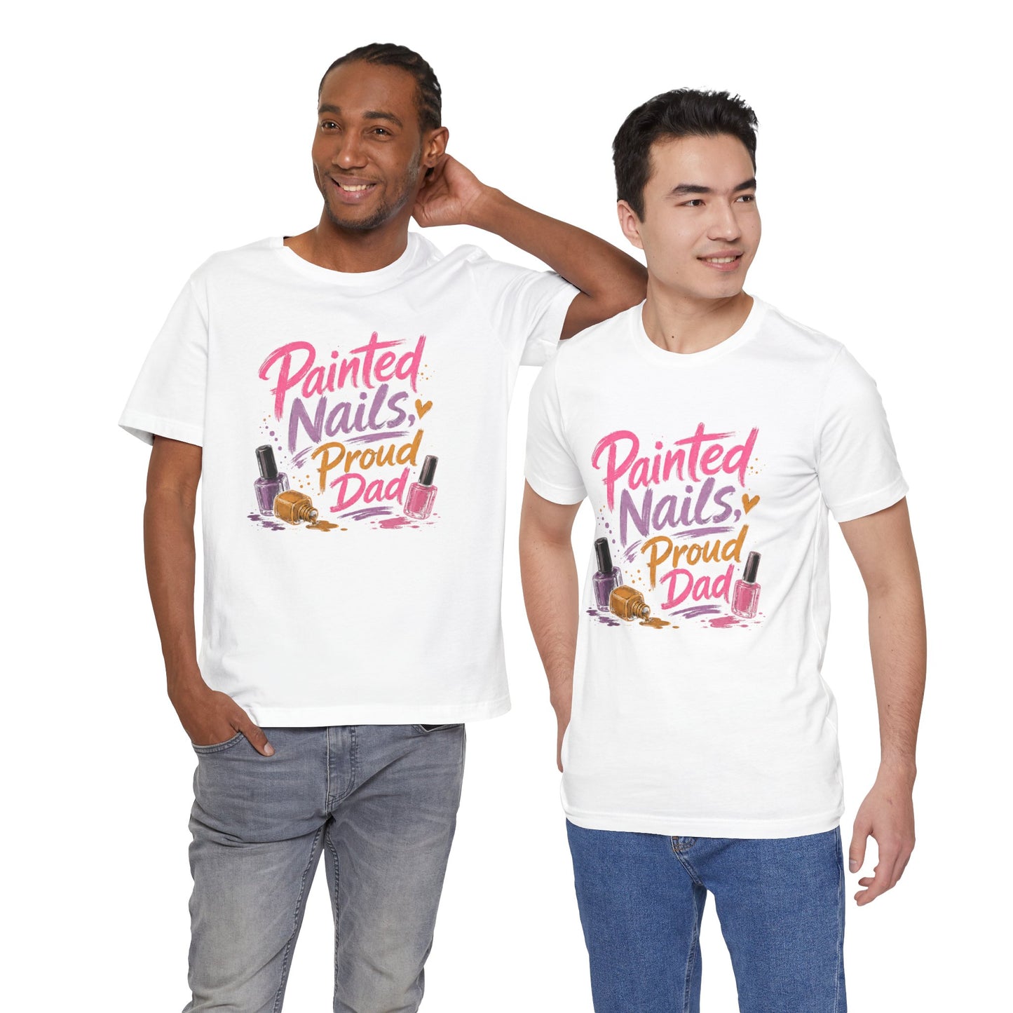 Painted Nails Proud Dad T-Shirt – Girl Dad Father’s Day Tee