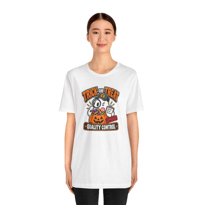Trick-or-Treat Quality Control T-Shirt – Funny Halloween Candy Tee