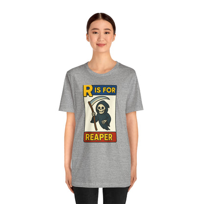 R Is for Reaper T-Shirt – Cute Grim Reaper Shirt from the Monster Alphabet Series