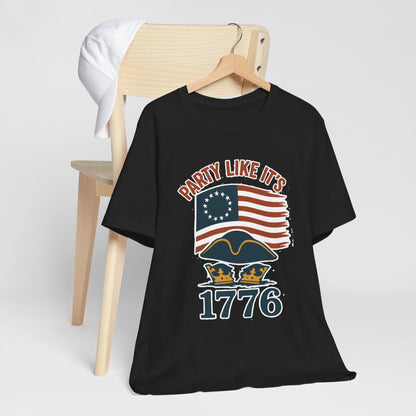 Party Like It’s 1776 T-Shirt – Revolutionary Spirit USA Tee - WhimSpin - https://whimspin.com