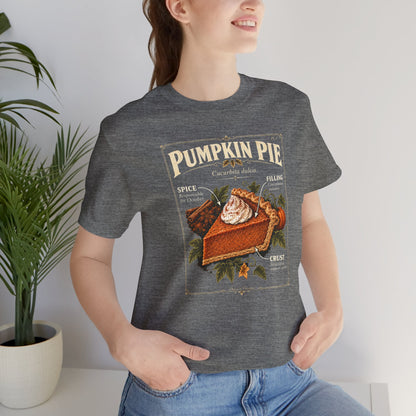 Pumpkin Pie Anatomy T-Shirt – Vintage Thanksgiving Fall Tee