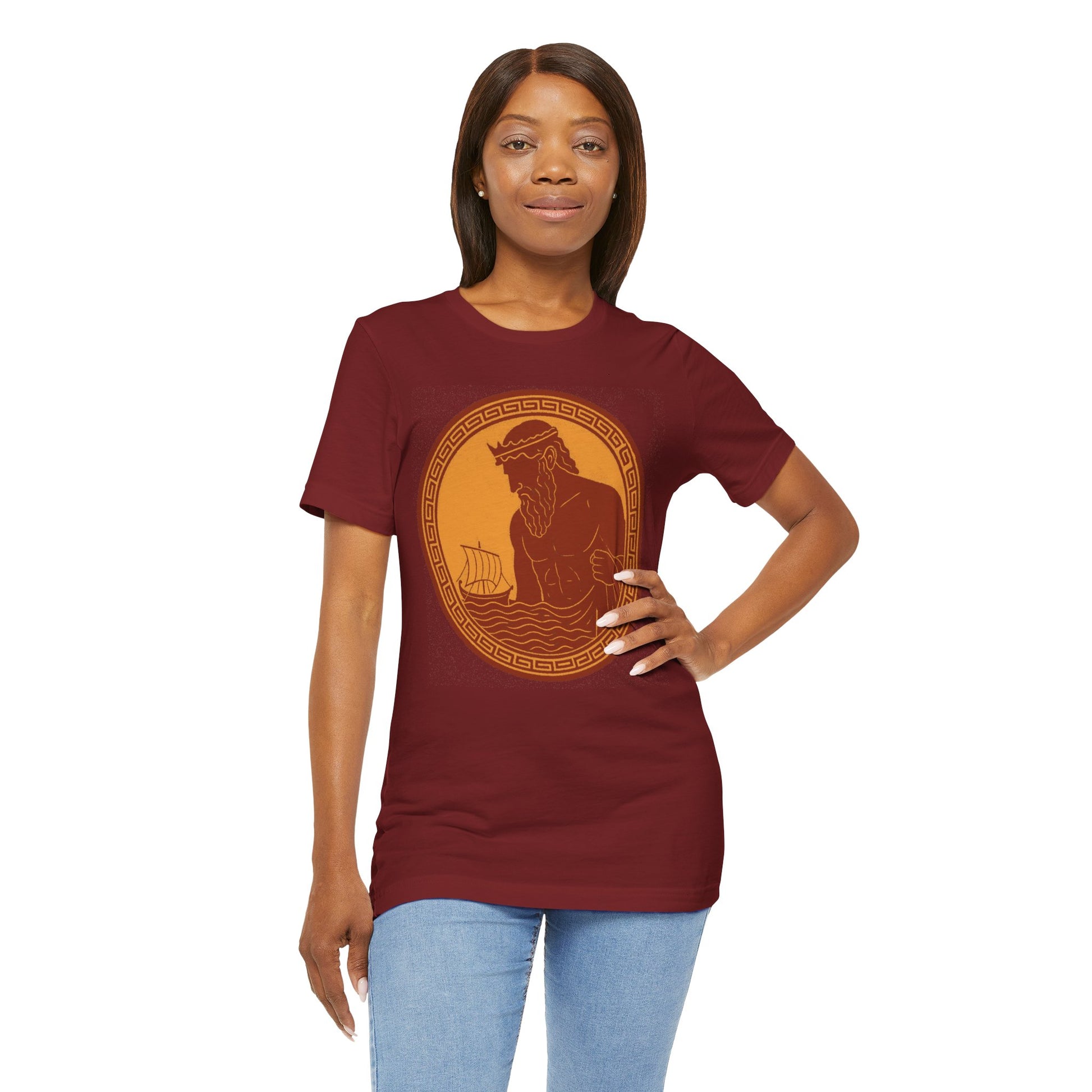 Poseidon Epic T-Shirt – Greek Mythology Ocean God Tee - WhimSpin - https://whimspin.com