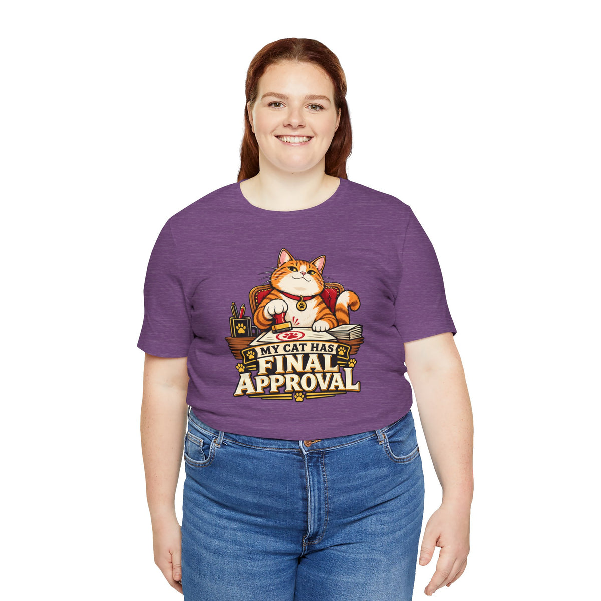 My Cat Has Final Approval T-Shirt – Funny Cat Boss Tee