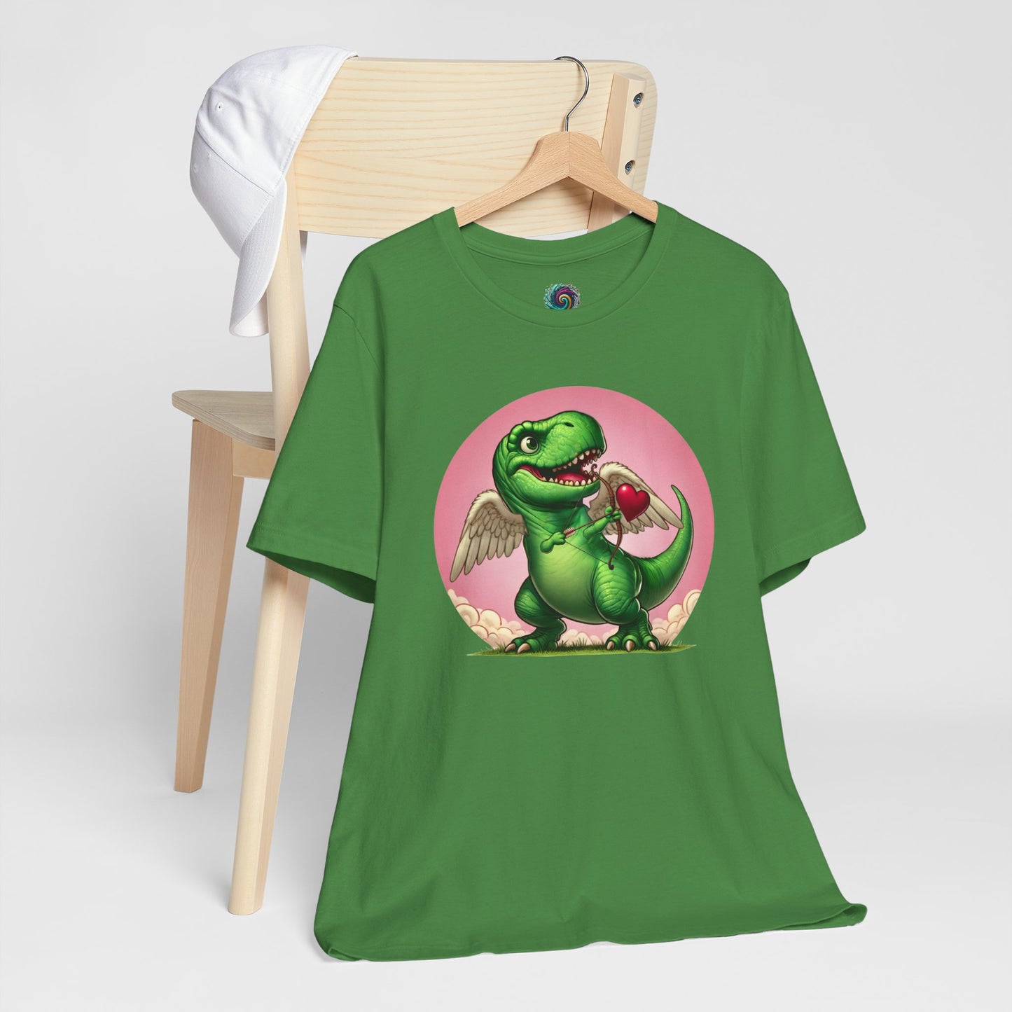 Cupidsaurus Rex T-Shirt – Funny Dinosaur Cupid Valentine’s Day Tee