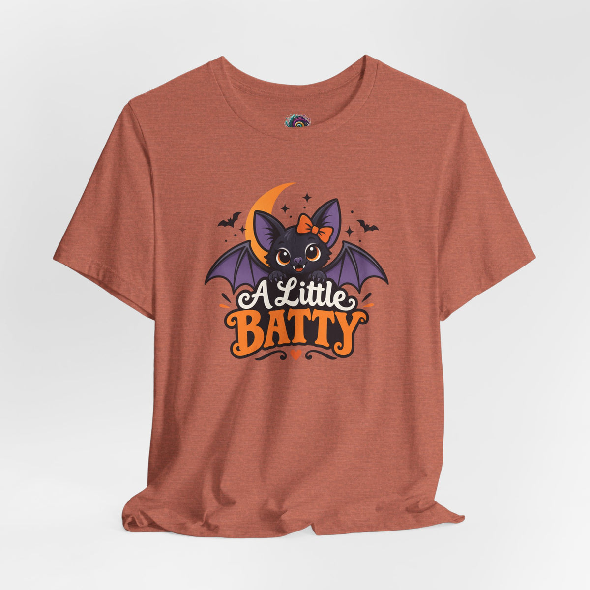 A Little Batty T-shirt - Cute Funny Halloween Bat Tee