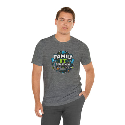 Family IT Department T-Shirt – Funny Household Tech Support Tee