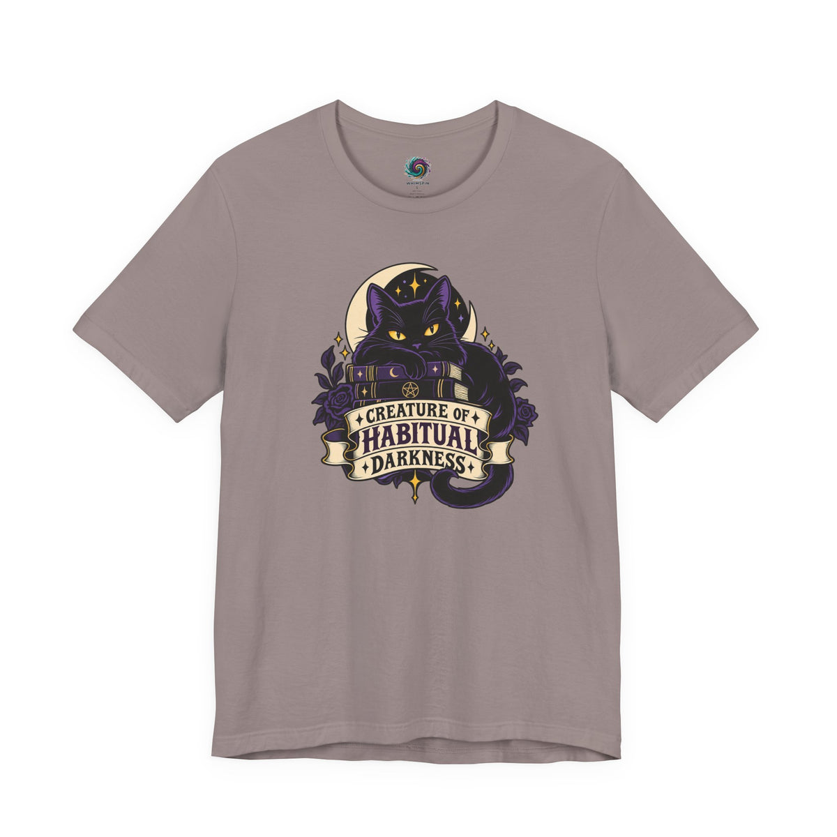 Creature of Habitual Darkness T-Shirt – Black Cat Goth Tee