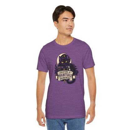 Creature of Habitual Darkness T-Shirt – Black Cat Goth Tee
