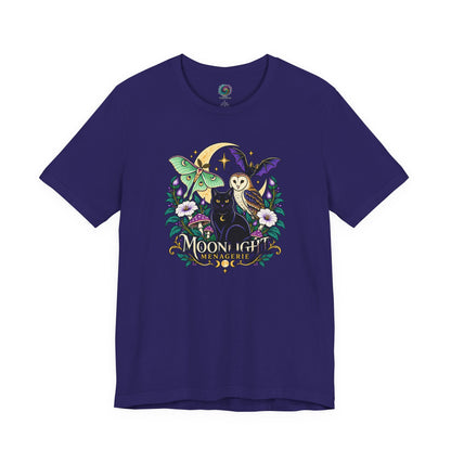 Moonlight Menagerie T-Shirt – Witchy Nocturnal Animals Tee