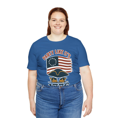 Party Like It’s 1776 T-Shirt – Revolutionary Spirit USA Tee - WhimSpin - https://whimspin.com