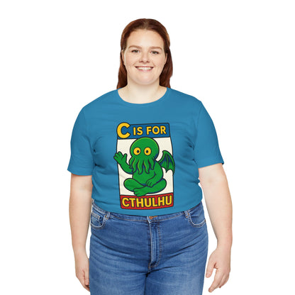 C is for Cthulhu Graphic Tee – Funny Cthulhu Shirt