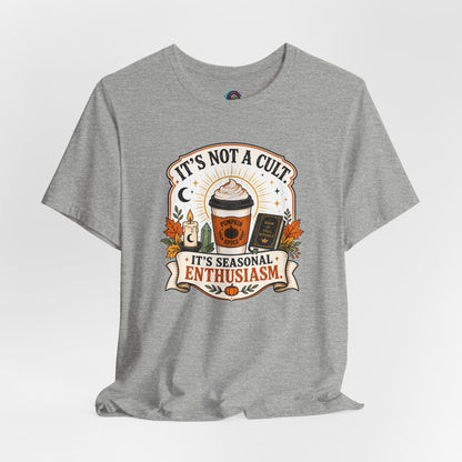It’s Not a Cult Pumpkin Spice T-Shirt – Funny Fall Tee