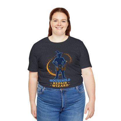 Household Repair Wizard T-Shirt – Funny Handy Dad Tee