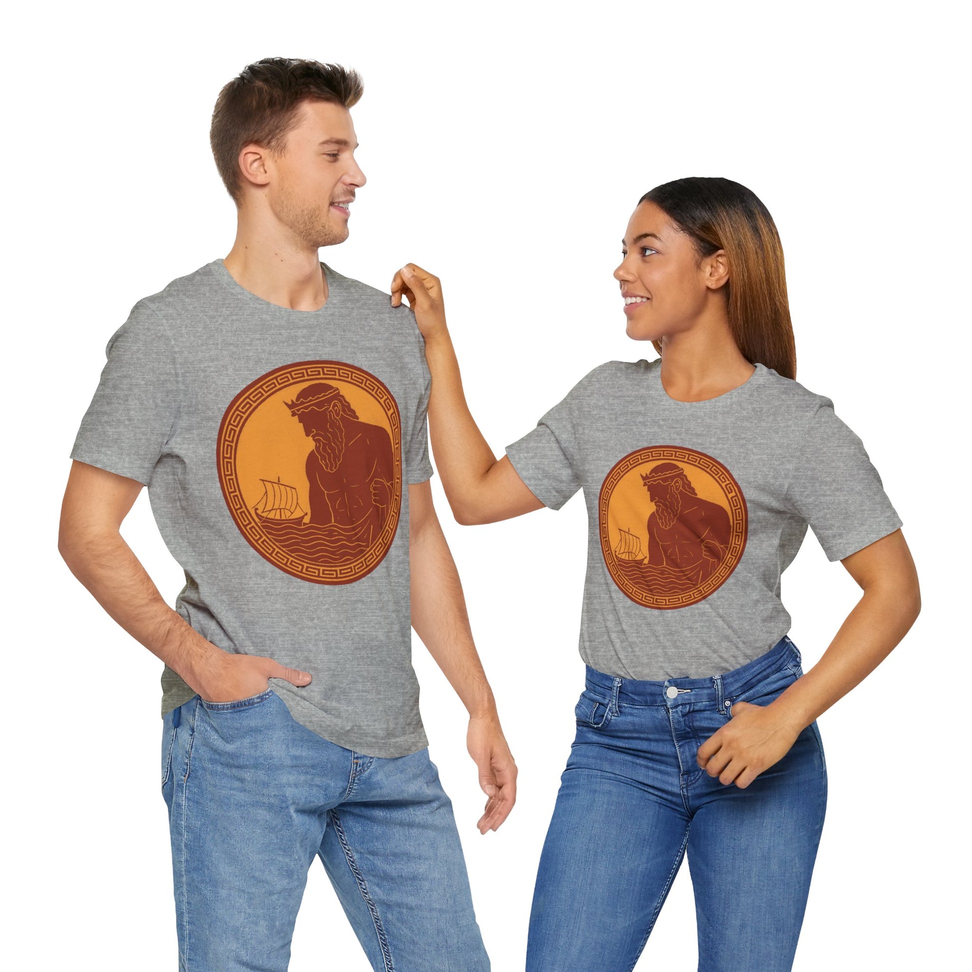 Poseidon Epic T-Shirt – Greek Mythology Ocean God Tee - WhimSpin - https://whimspin.com