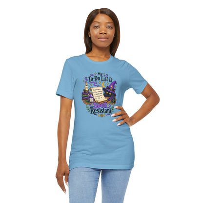 My To-Do List Is Spell Resistant T-Shirt – Funny Witchy ADHD Tee