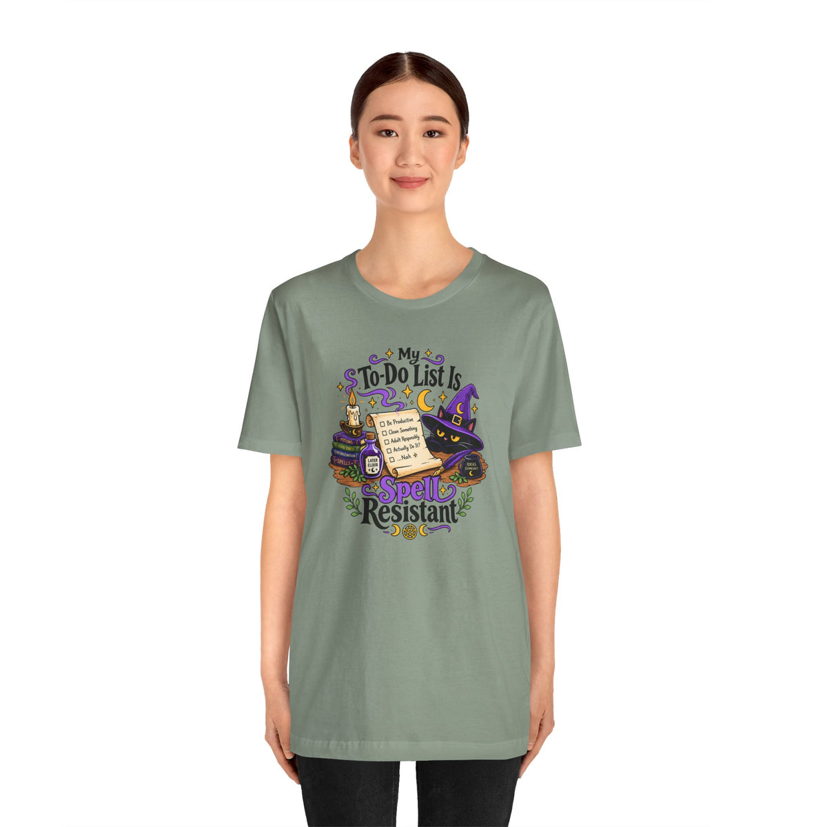 My To-Do List Is Spell Resistant T-Shirt – Funny Witchy ADHD Tee