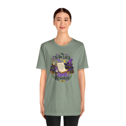 My To-Do List Is Spell Resistant T-Shirt – Funny Witchy ADHD Tee