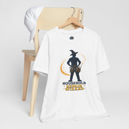 Household Repair Wizard T-Shirt – Funny Handy Dad Tee