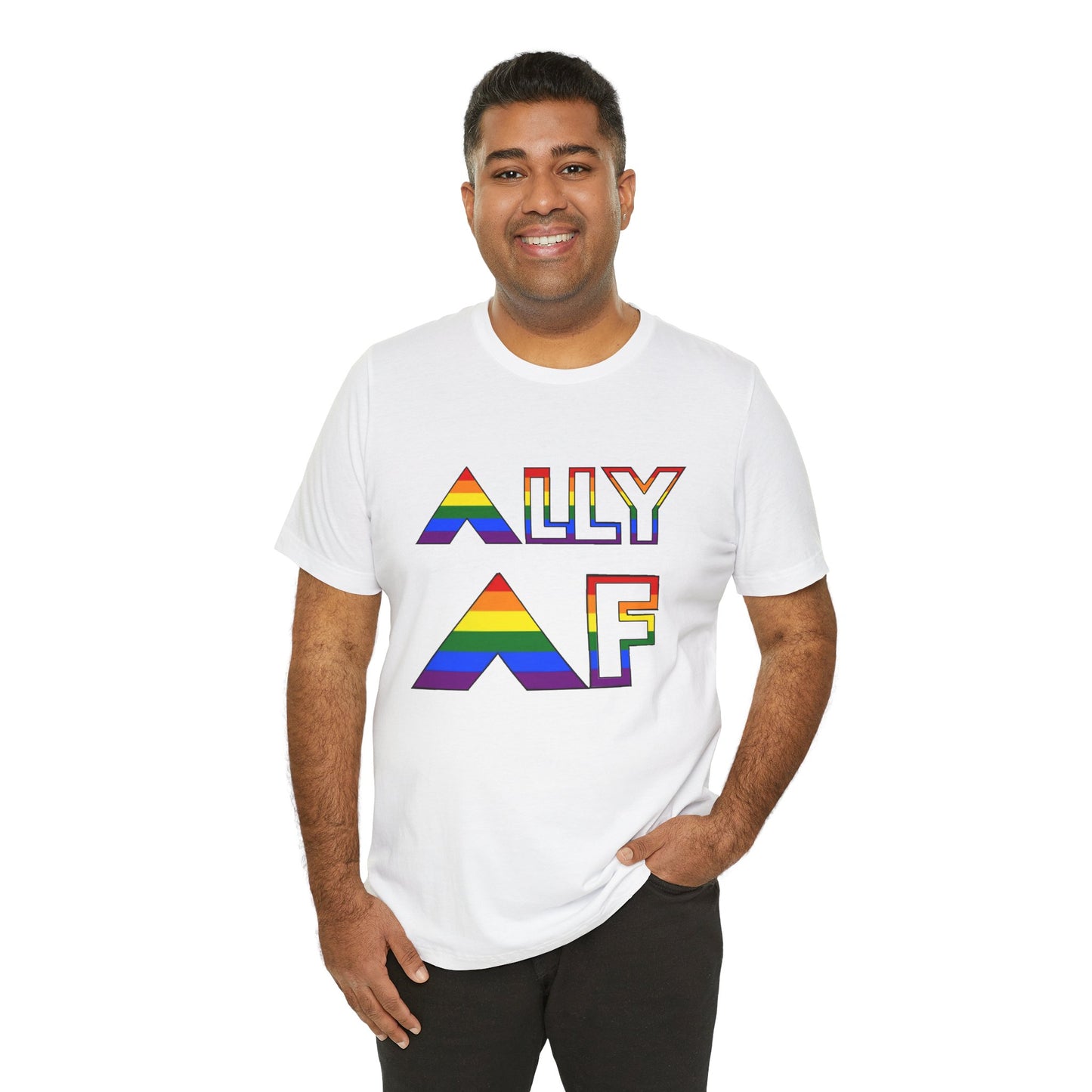 Ally AF Pride Tee – Bold LGBTQ+ Support Shirt for Loud Allies