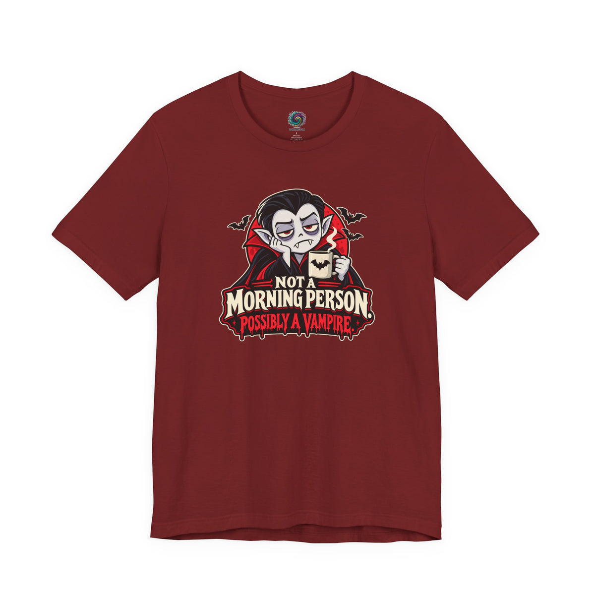 Not a Morning Person Possibly a Vampire T-Shirt – Funny Halloween Tee