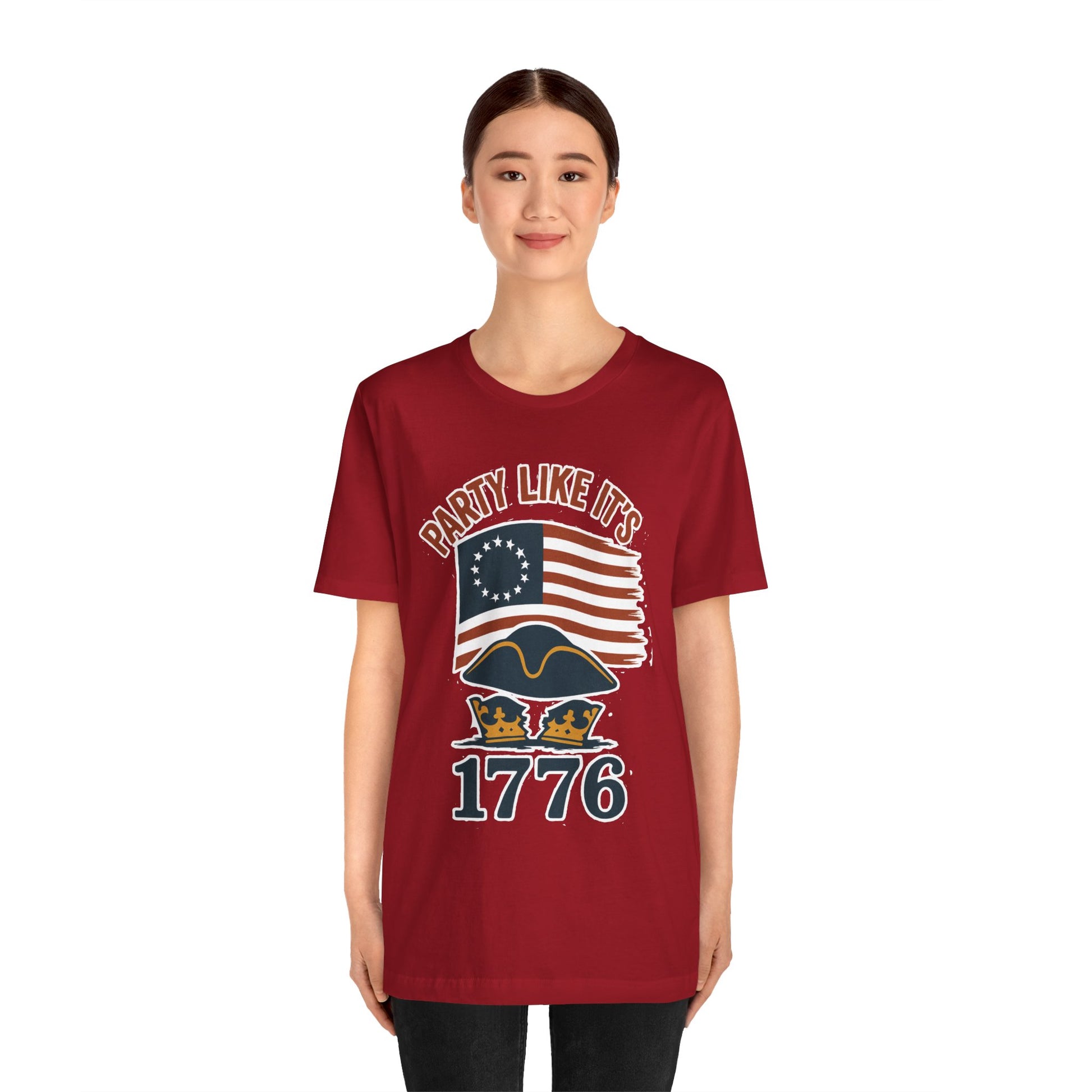 Party Like It’s 1776 T-Shirt – Revolutionary Spirit USA Tee - WhimSpin - https://whimspin.com
