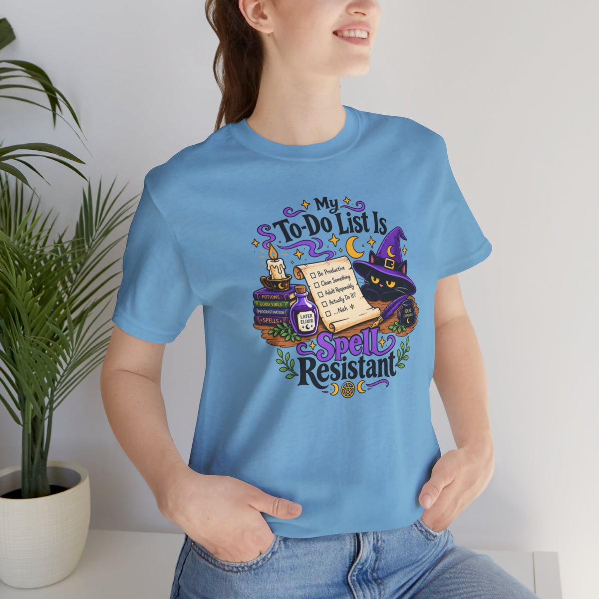 My To-Do List Is Spell Resistant T-Shirt – Funny Witchy ADHD Tee