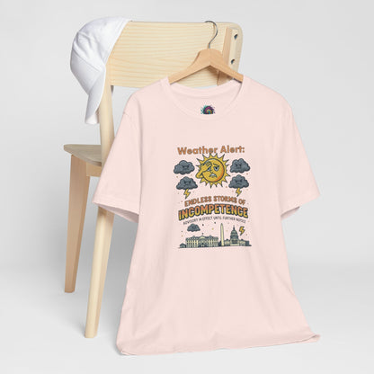 Weather Alert Political Satire T-Shirt – Funny Protest Shirt | Whimspin