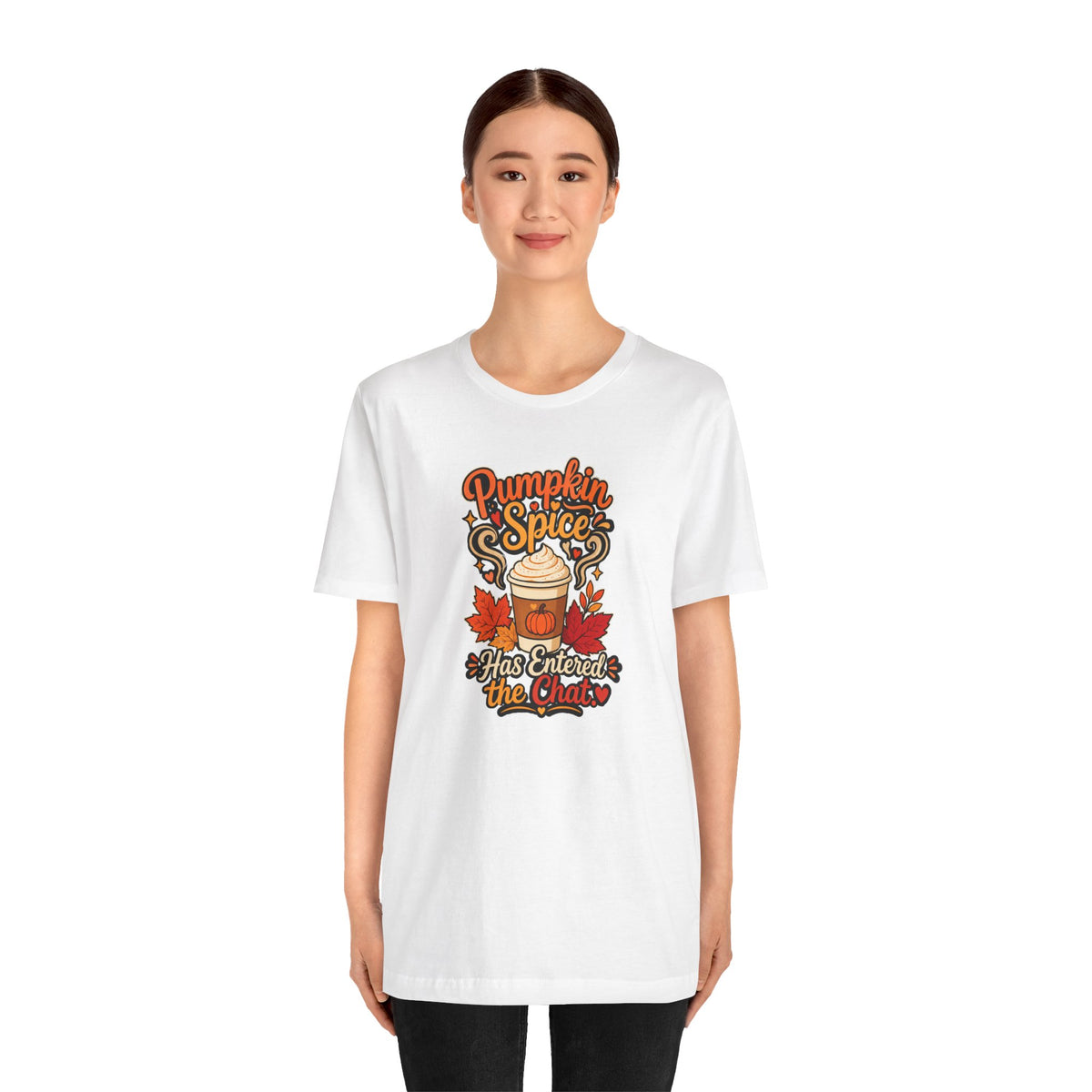Pumpkin Spice Has Entered the Chat T-shirt - Funny Fall Coffee Tee