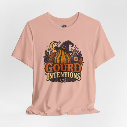 Gourd Intentions T-Shirt – Funny Witchy Fall Pumpkin Tee