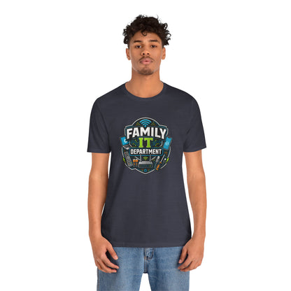 Family IT Department T-Shirt – Funny Household Tech Support Tee