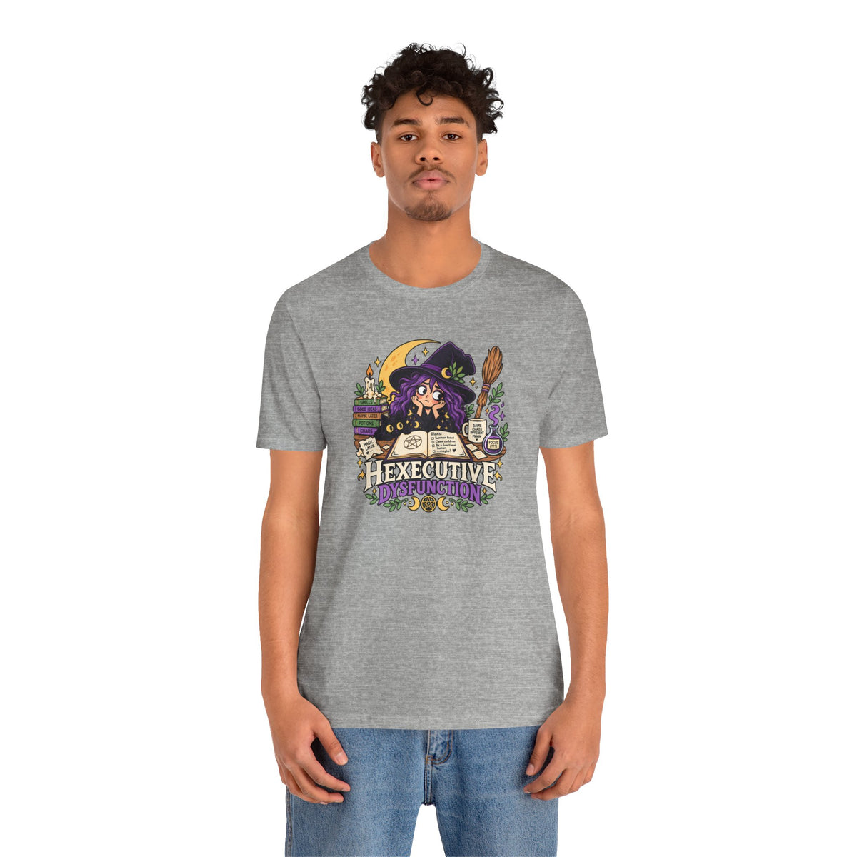 Hexecutive Dysfunction T-Shirt - Funny Witchy ADHD Humor Tee