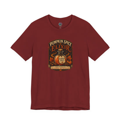 Pumpkin Spice Elixir T-Shirt – Funny Witchy Fall Coffee Tee