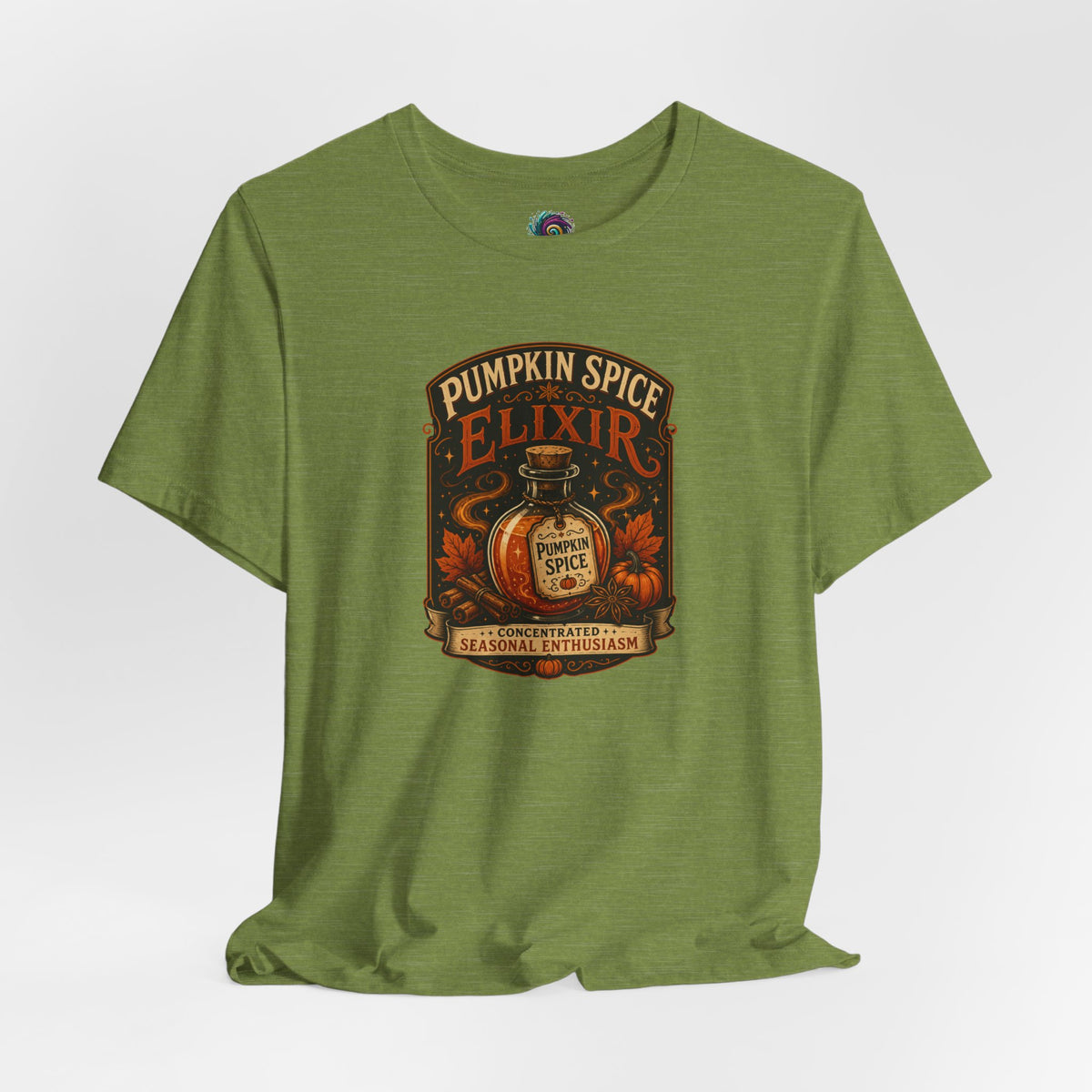 Pumpkin Spice Elixir T-Shirt – Funny Witchy Fall Coffee Tee