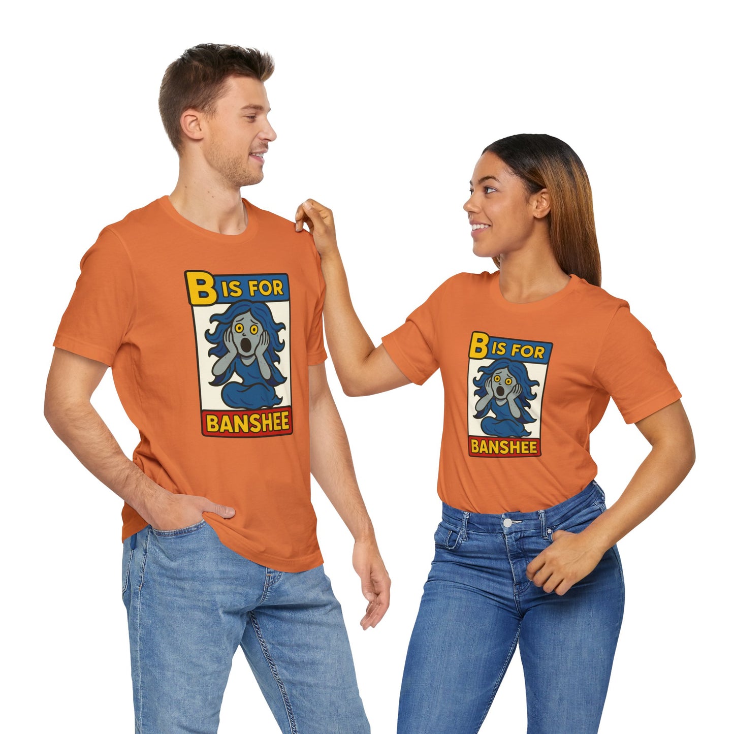 B is for Banshee T-Shirt – Funny Halloween Legend Alphabet Tee