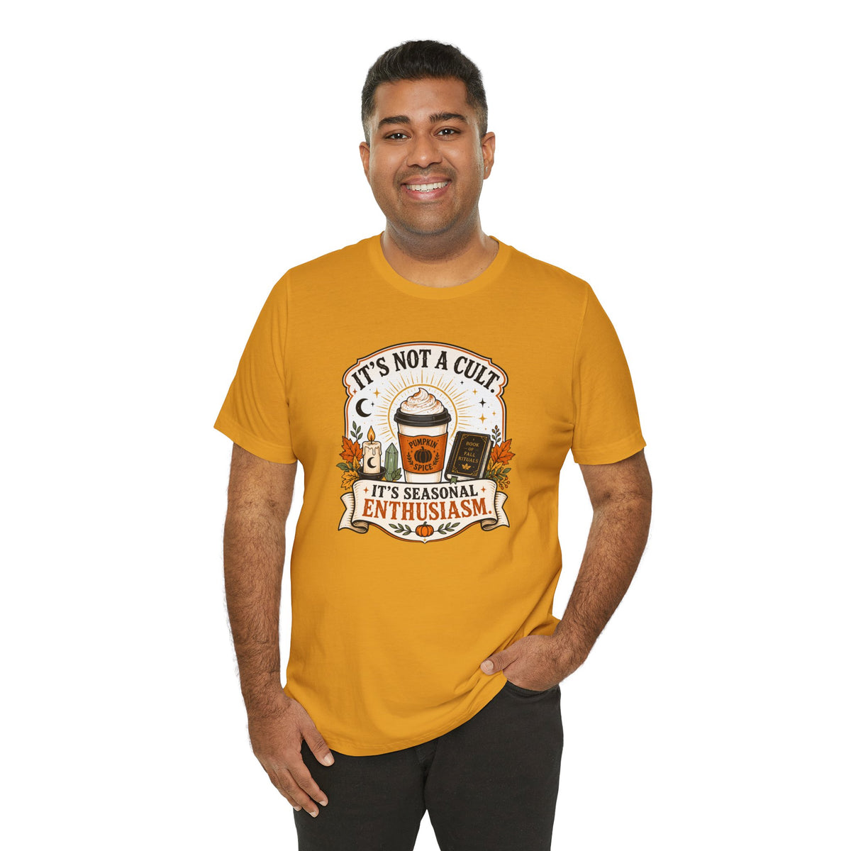 It’s Not a Cult Pumpkin Spice T-Shirt – Funny Fall Tee