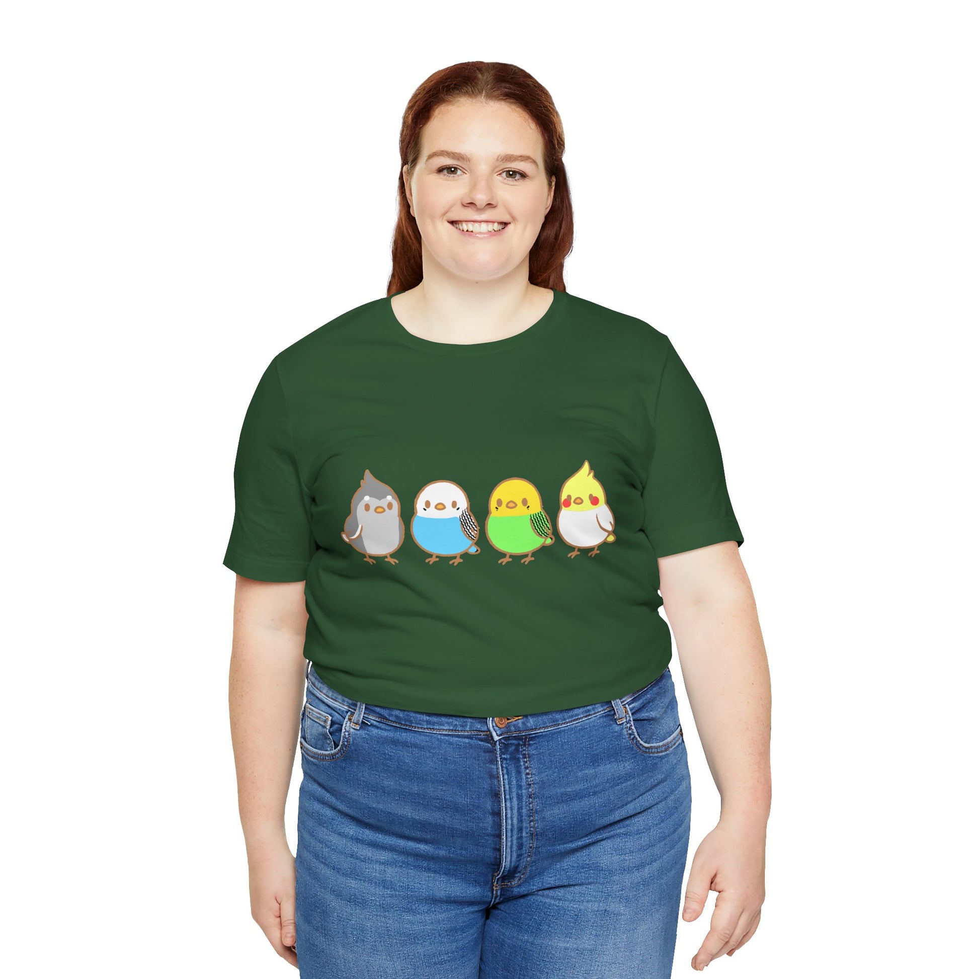 Chirpy Flock Bird T-Shirt – Cute Tee for Animal Lovers - WhimSpin - https://whimspin.com