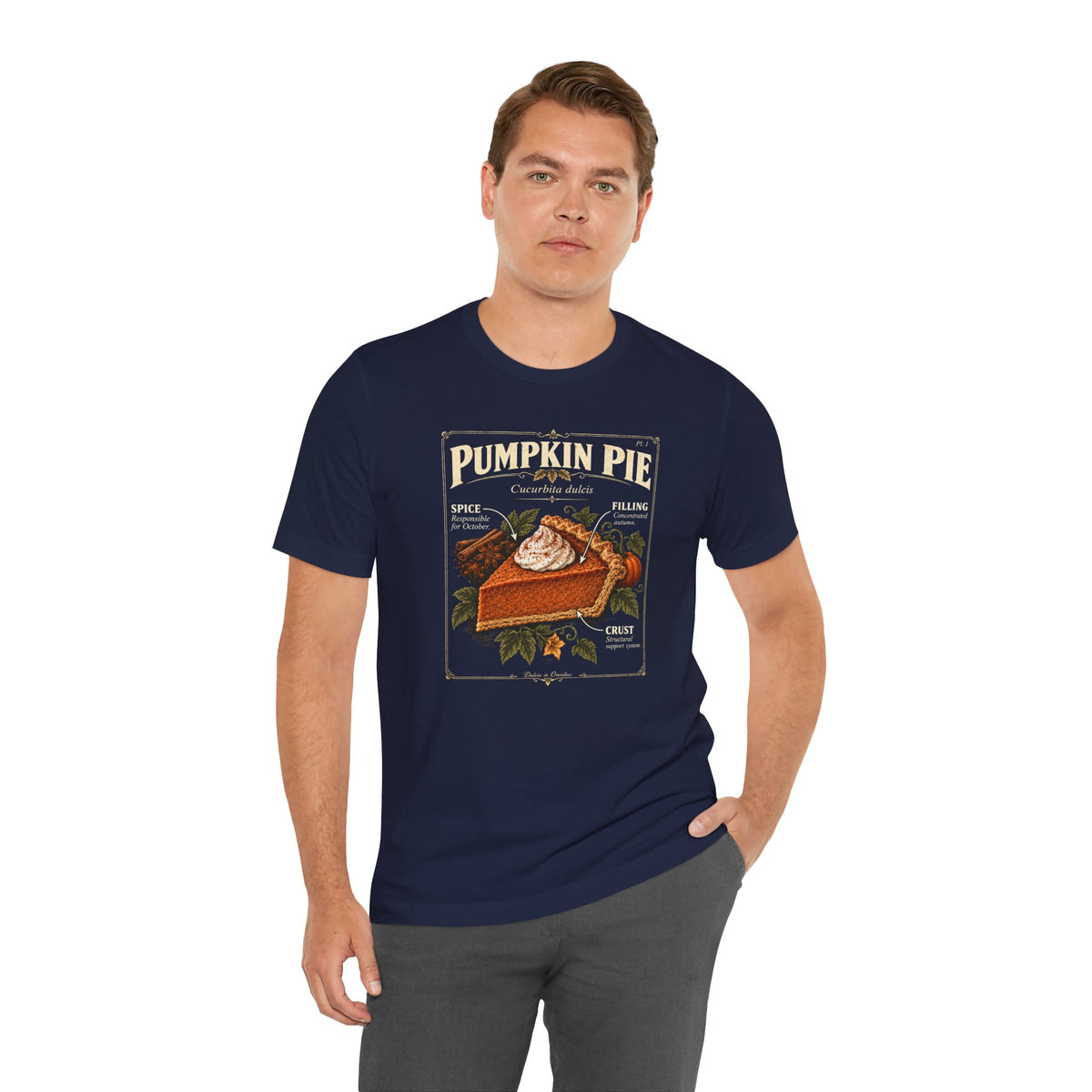 Pumpkin Pie Anatomy T-Shirt – Vintage Thanksgiving Fall Tee