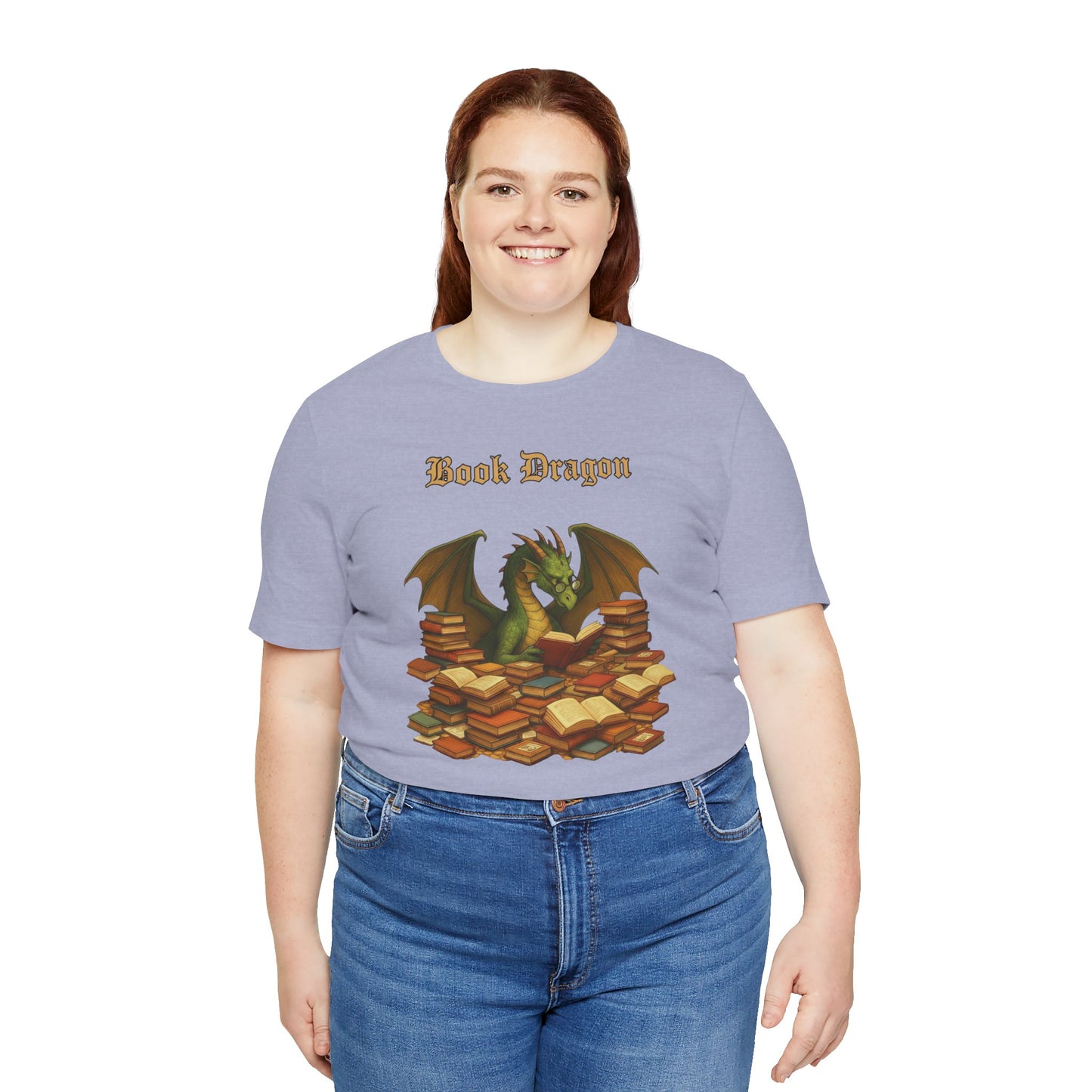 Book Dragon T-Shirt – Funny Book Lover Shirt & Gifts for Readers