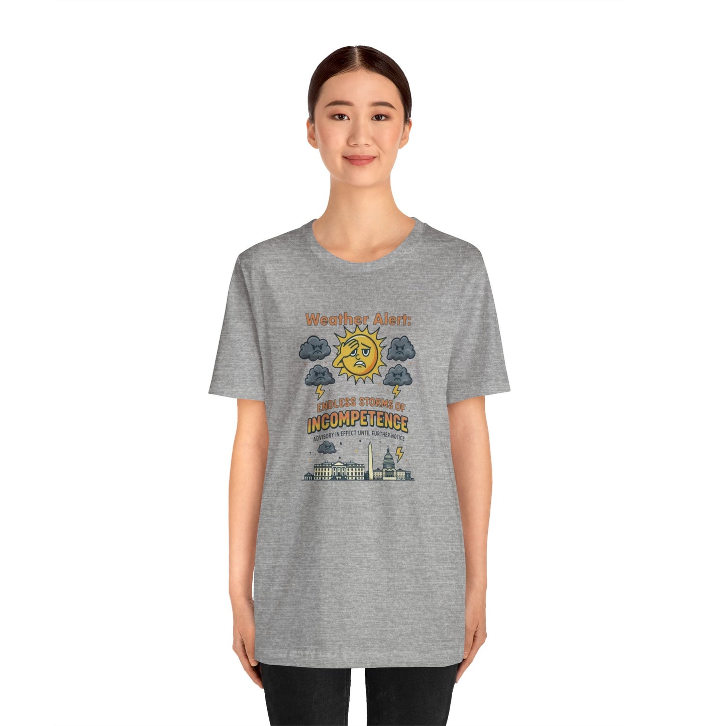 Weather Alert Political Satire T-Shirt – Funny Protest Shirt | Whimspin