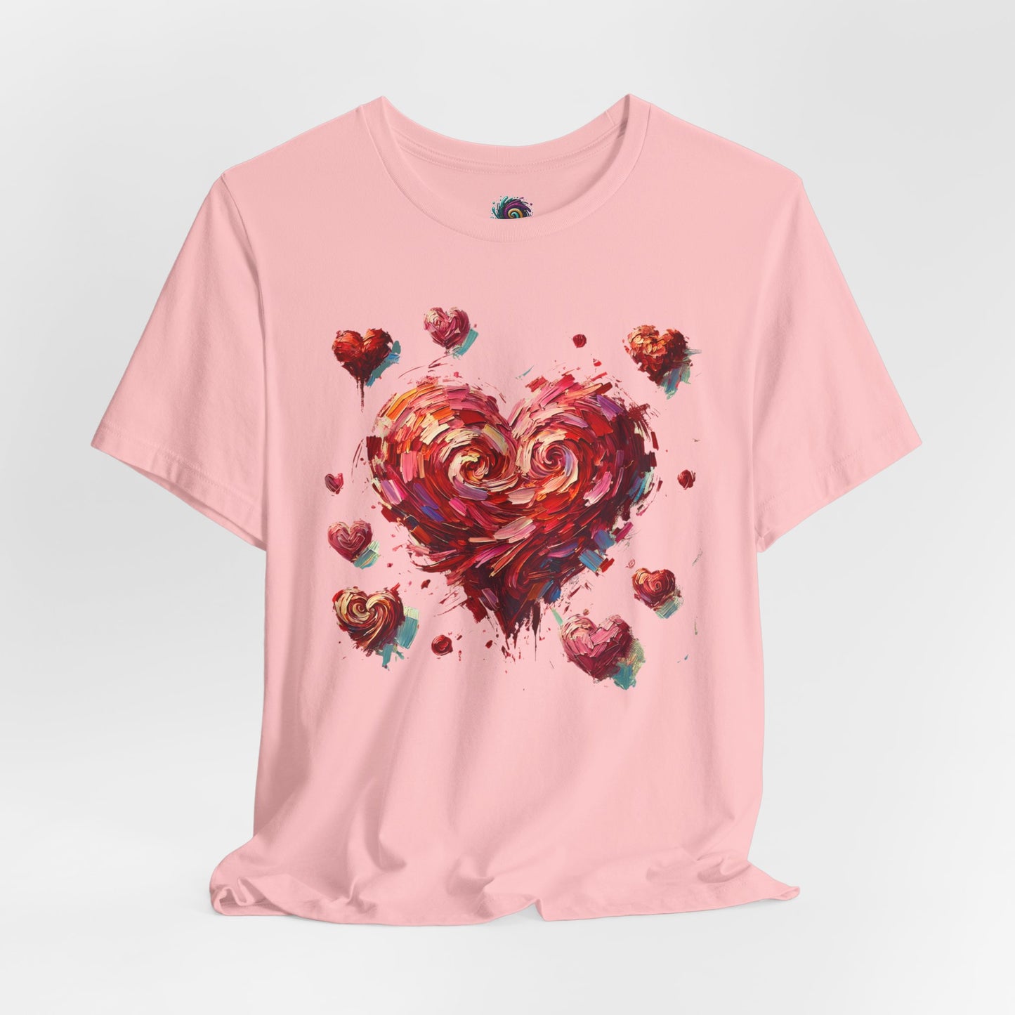 Impressionistic Heart T-Shirt – Artistic Valentine's Day Tee