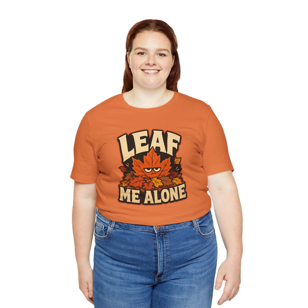 Leaf Me Alone T-Shirt – Funny Fall Introvert Leaves Tee