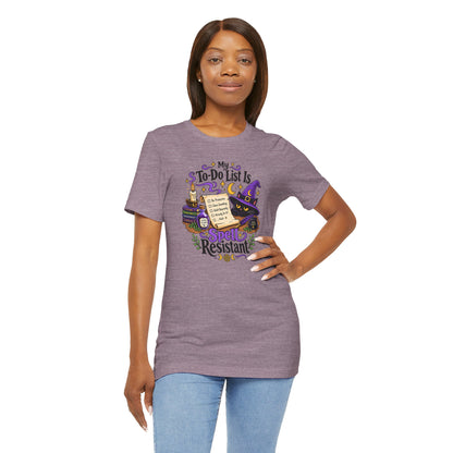 My To-Do List Is Spell Resistant T-Shirt – Funny Witchy ADHD Tee
