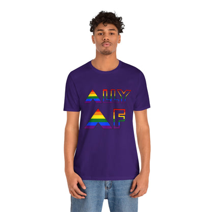 Ally AF Pride Tee – Bold LGBTQ+ Support Shirt for Loud Allies