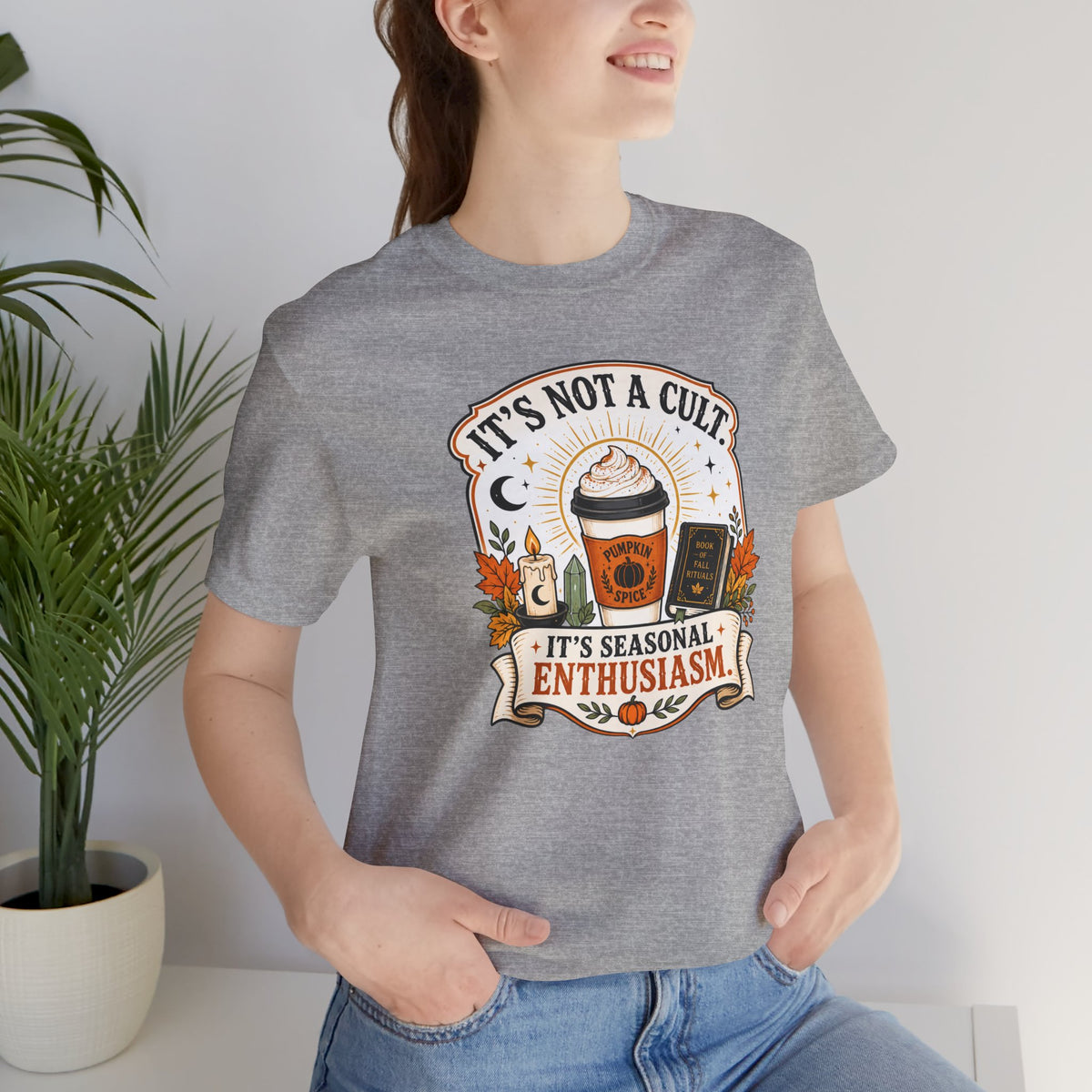 It’s Not a Cult Pumpkin Spice T-Shirt – Funny Fall Tee