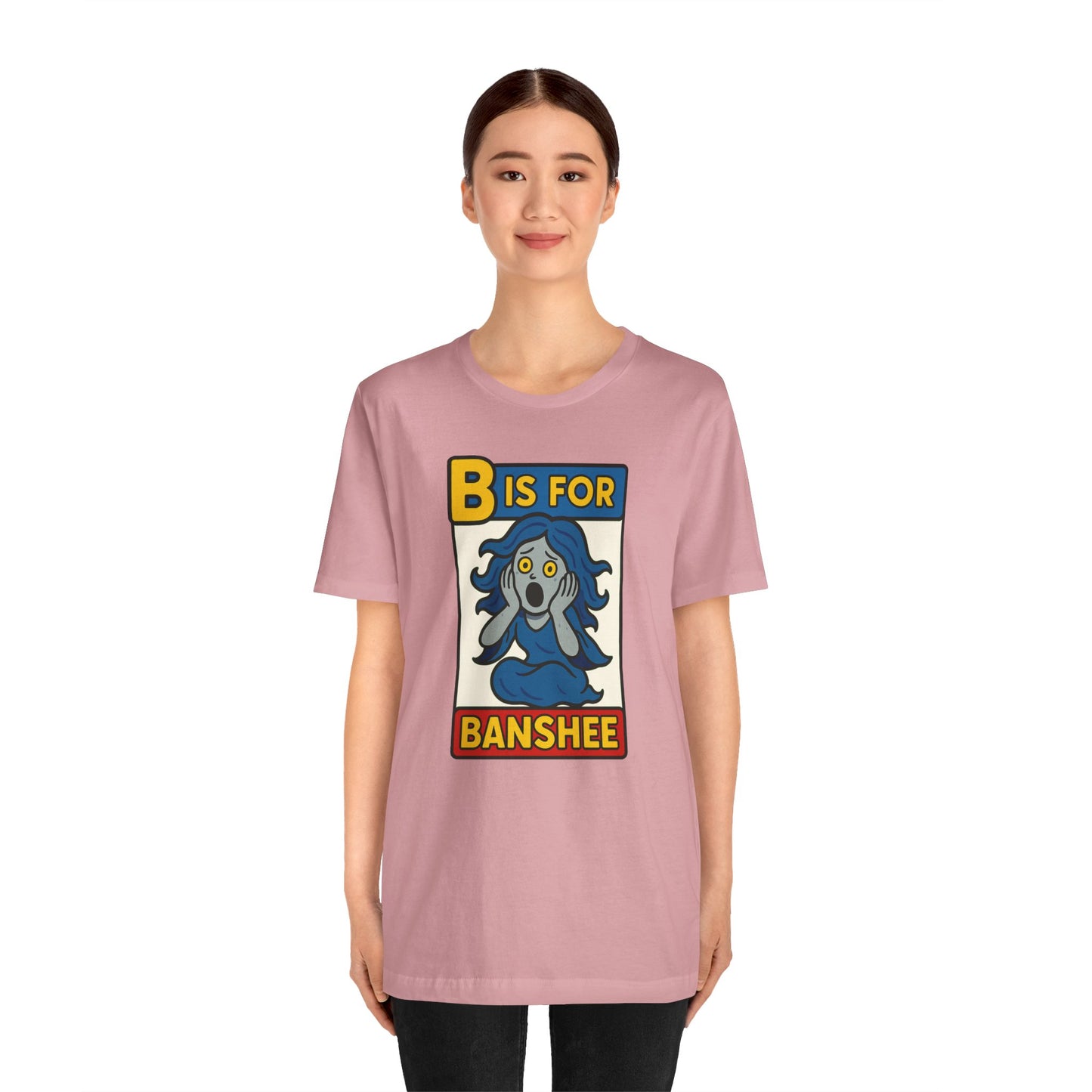 B is for Banshee T-Shirt – Funny Halloween Legend Alphabet Tee