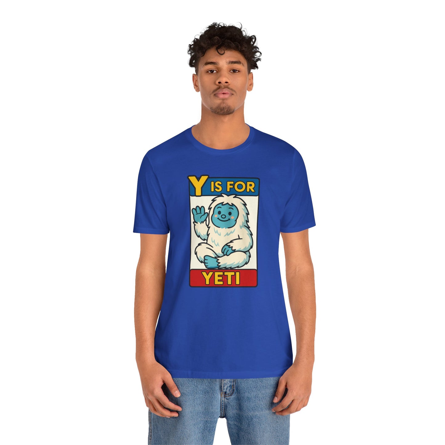 Y Is for Yeti T-Shirt – Cute Winter Monster Tee from the Monster Alphabet Series