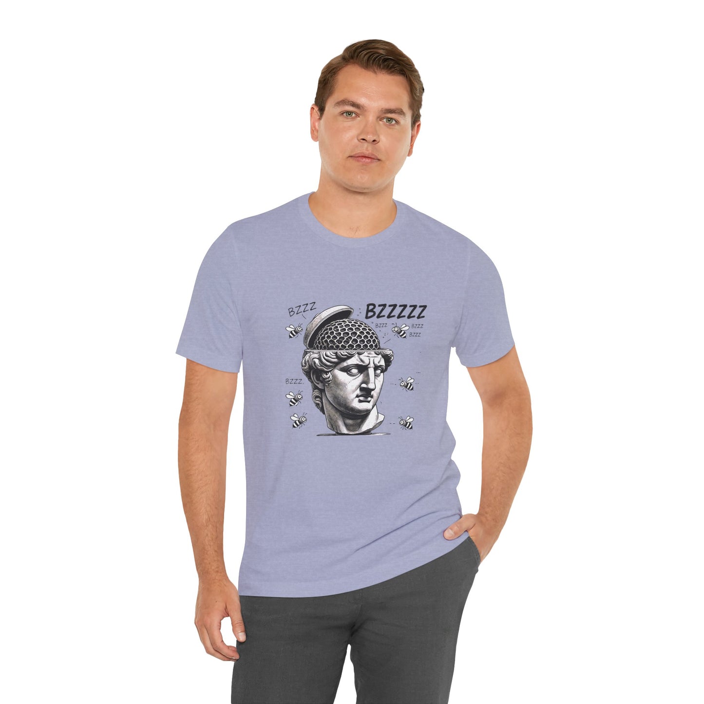 Hive Mind T-Shirt – Surreal Bee Group Think Parody Tee