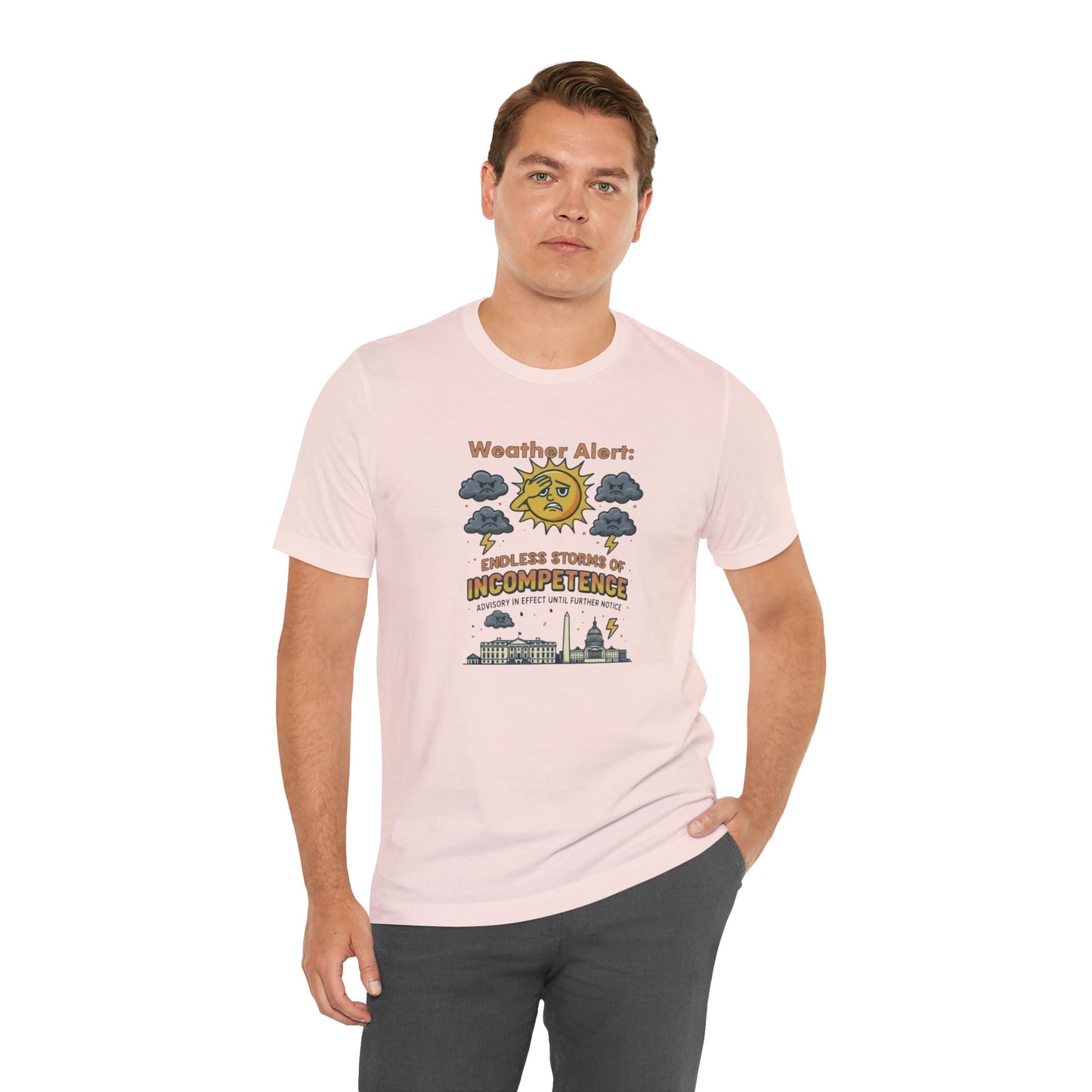 Weather Alert Political Satire T-Shirt – Funny Protest Shirt | Whimspin