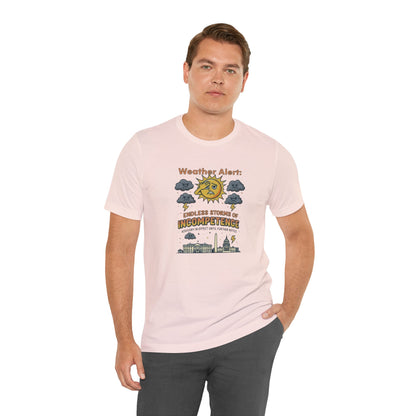 Weather Alert Political Satire T-Shirt – Funny Protest Shirt | Whimspin