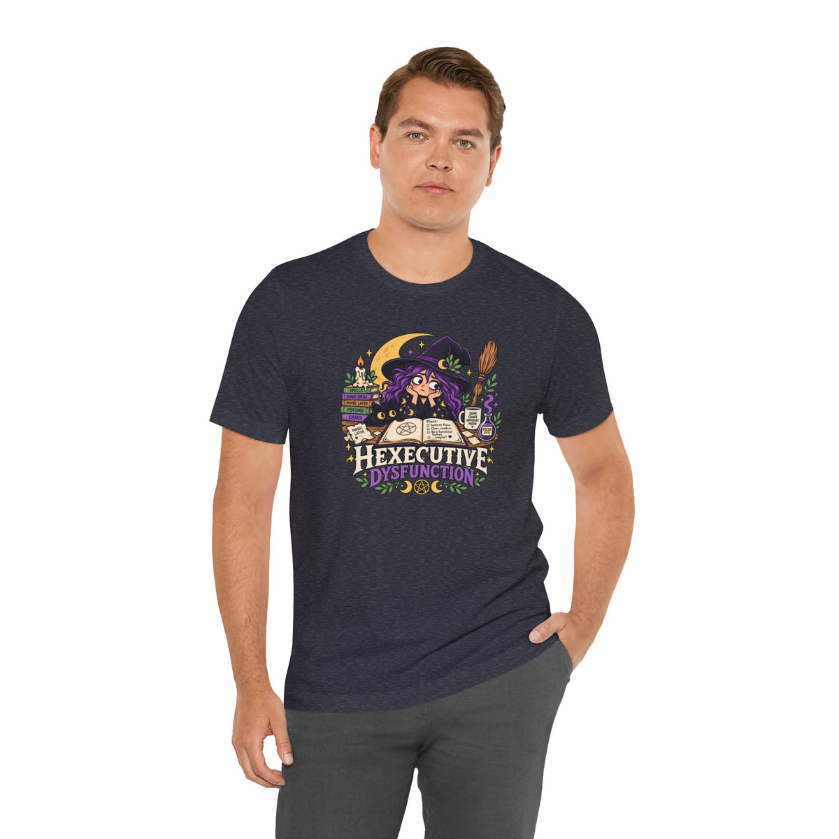 Hexecutive Dysfunction T-Shirt - Funny Witchy ADHD Humor Tee